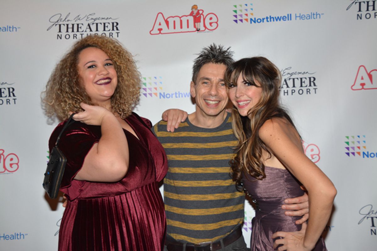 Lynn Andrews, Jon Peterson and Gina Milo at 