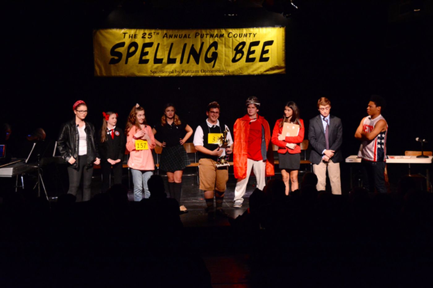 Photo Coverage: Curtain Call with the Cast of THE 25TH ANNUAL PUTNAM COUNTY SPELLING BEE Photo Coverage: Curtain Call with the Cast of THE 25TH ANNUAL PUTNAM COUNTY SPELLING BEE Image