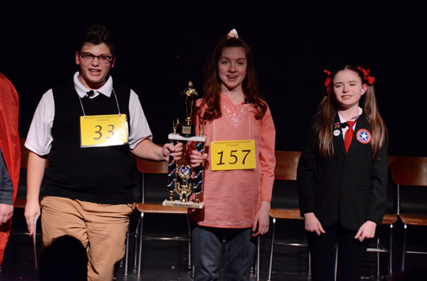 Photo Coverage: Curtain Call with the Cast of THE 25TH ANNUAL PUTNAM COUNTY SPELLING BEE Photo Coverage: Curtain Call with the Cast of THE 25TH ANNUAL PUTNAM COUNTY SPELLING BEE Image