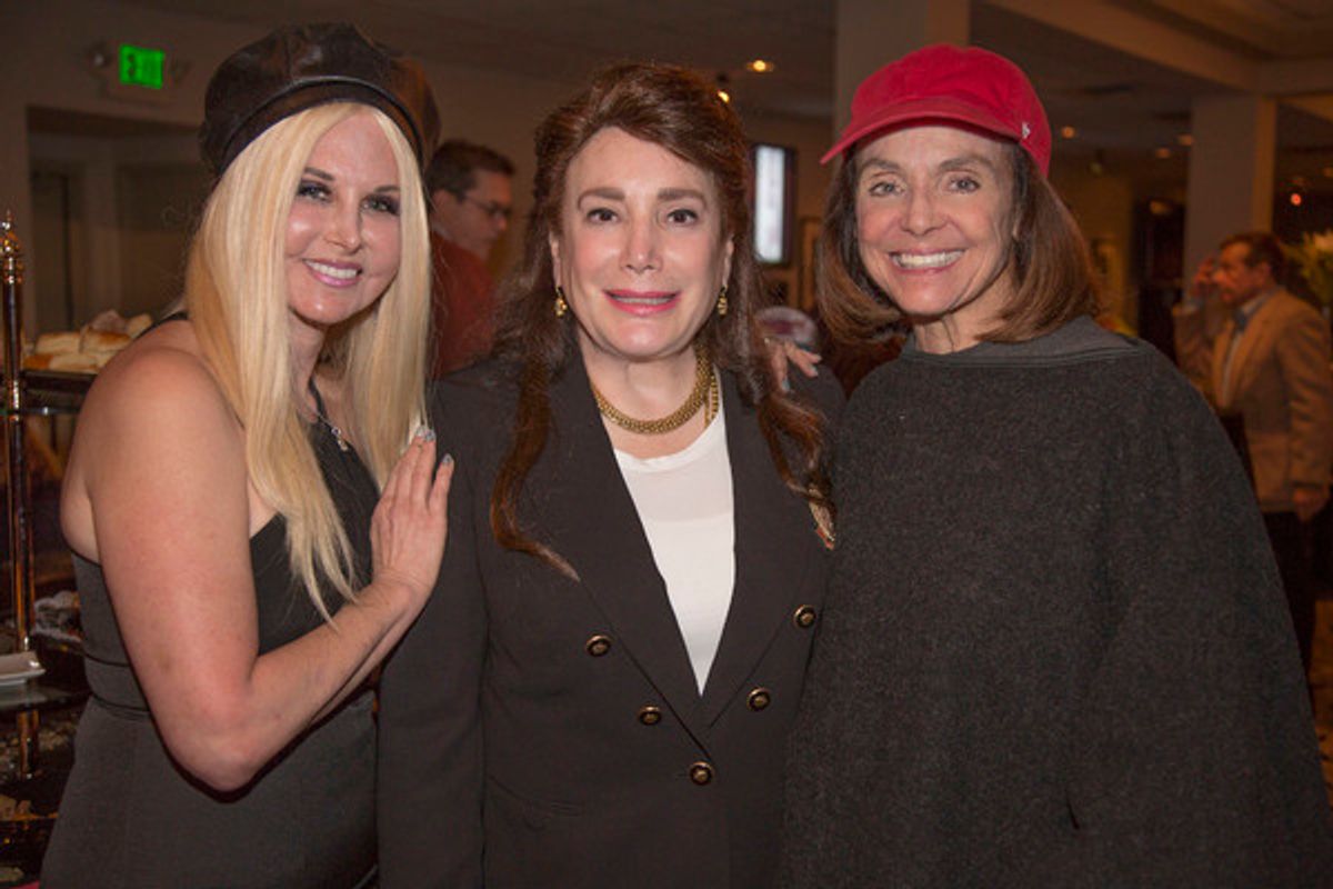 Susie Singer Carter (Director/Actress/Producer), Donelle Dadigan (President/Founder The Hollywood Museum), and Valerie Harper (Actress/Activist) at 