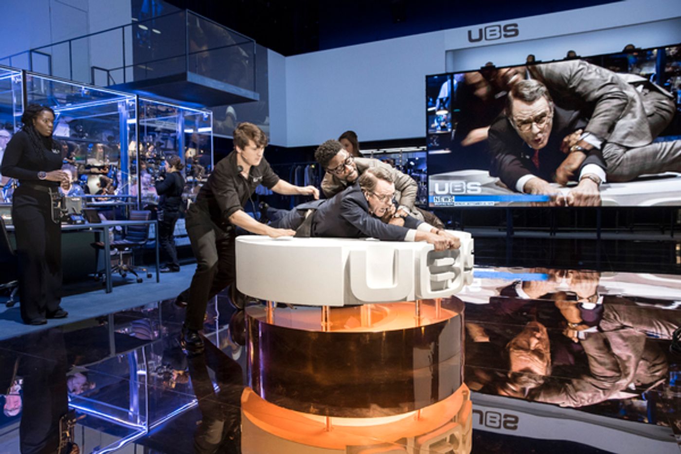 Photo Flash: First Look at Bryan Cranston in NETWORK at the National Theatre Photo Flash: First Look at Bryan Cranston in NETWORK at the National Theatre Image