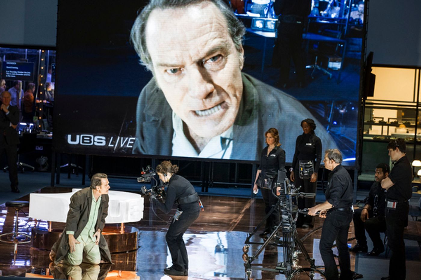 Photo Flash: First Look at Bryan Cranston in NETWORK at the National Theatre Photo Flash: First Look at Bryan Cranston in NETWORK at the National Theatre Image