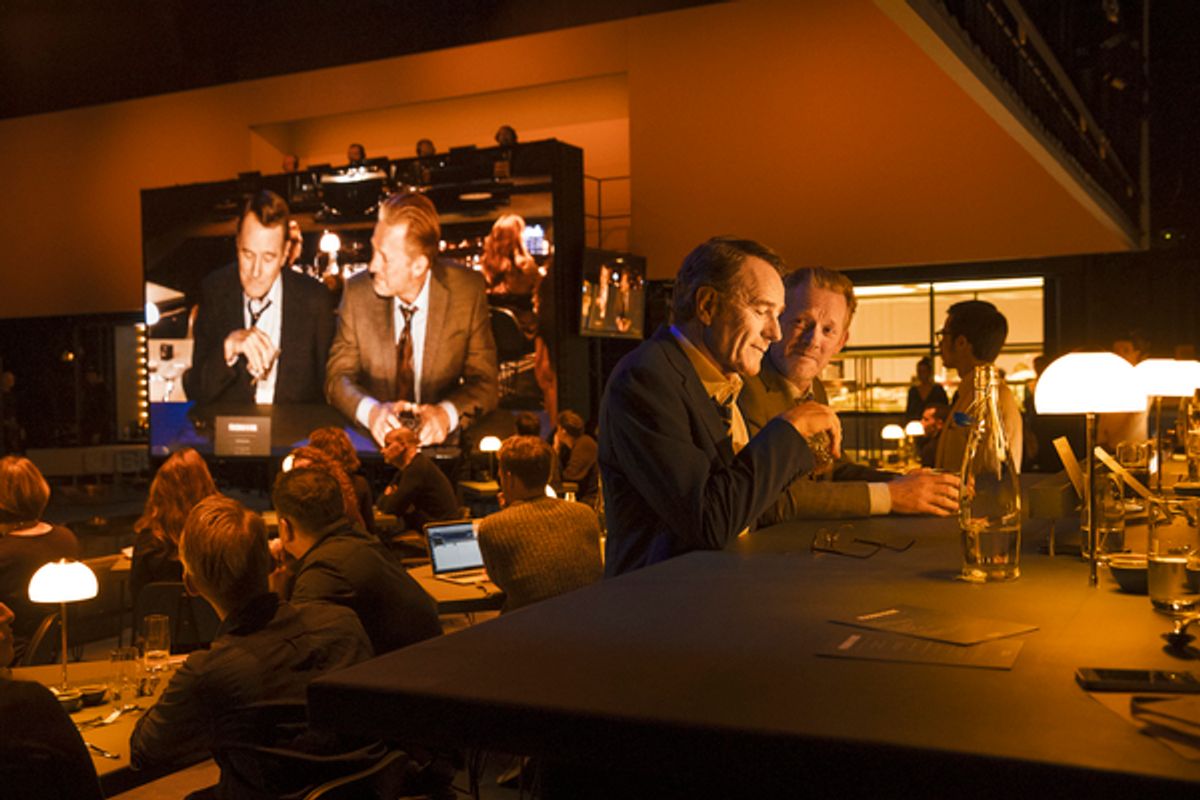 Bryan Cranston, Douglas Henshall, and cast at 