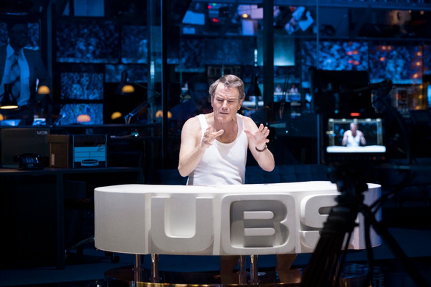 Photo Flash: First Look at Bryan Cranston in NETWORK at the National Theatre  Image
