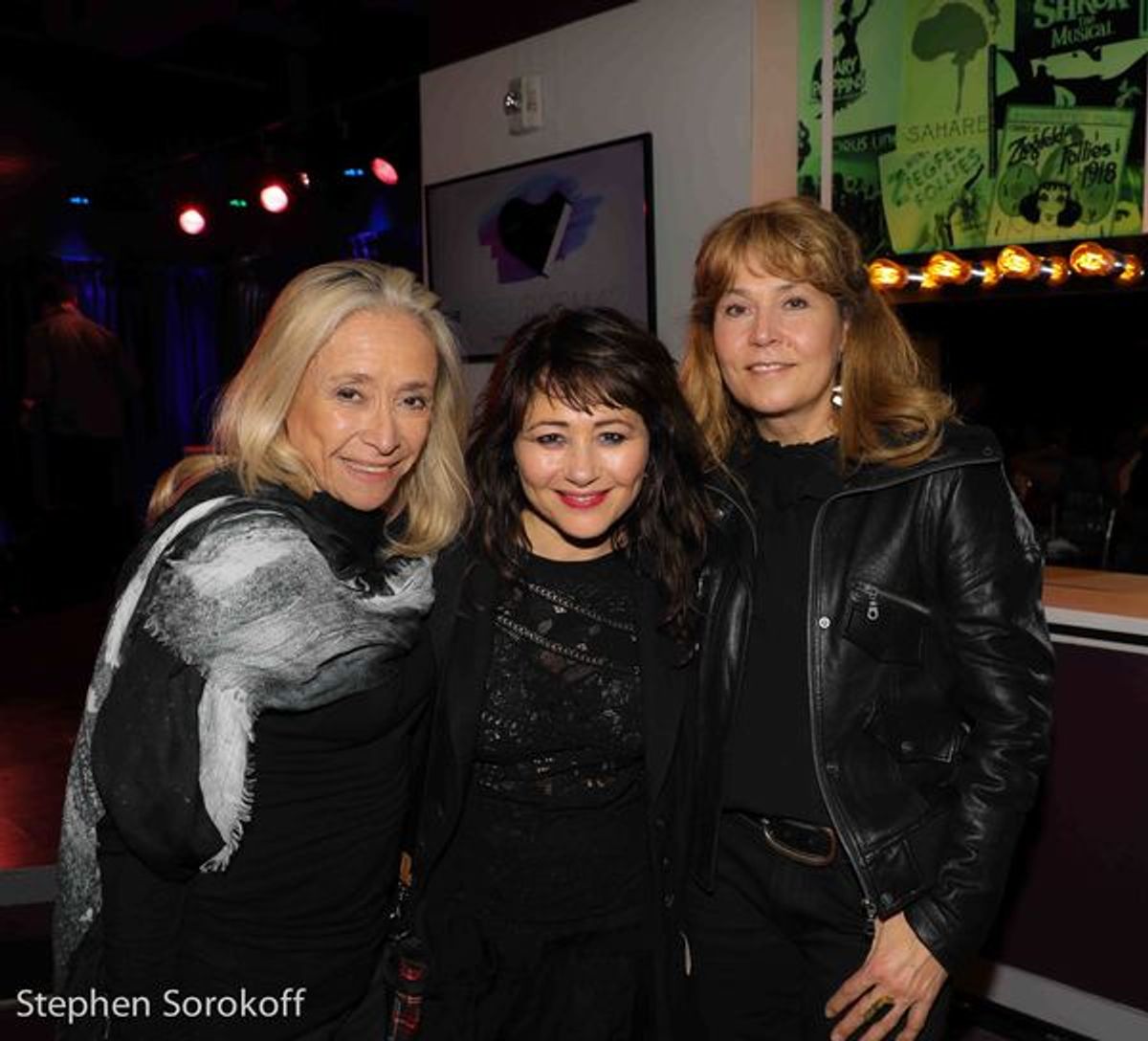 Eda Sorokoff, Francis Ruffelle, Elizabeth Aspenlieder at 