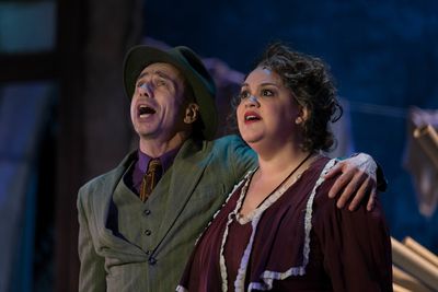 Jon Peterson  and Lynn Andrews  Photo