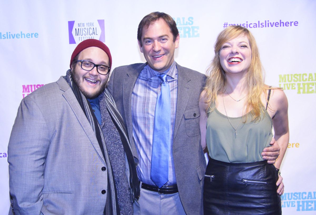 Randy Blair, West Hyler and Jillian Louis at 