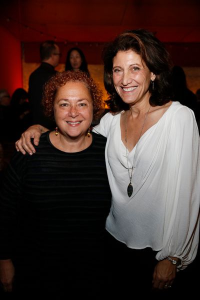 Taper and Douglas General Manager Nausica Stergiou and actor Amy Aquino Photo