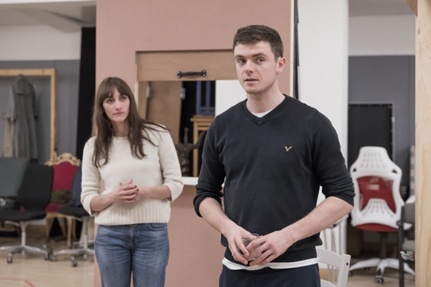 Photo Flash: A Look Into the Rehearsal Room for CELL MATES at Hampstead Theatre  Image