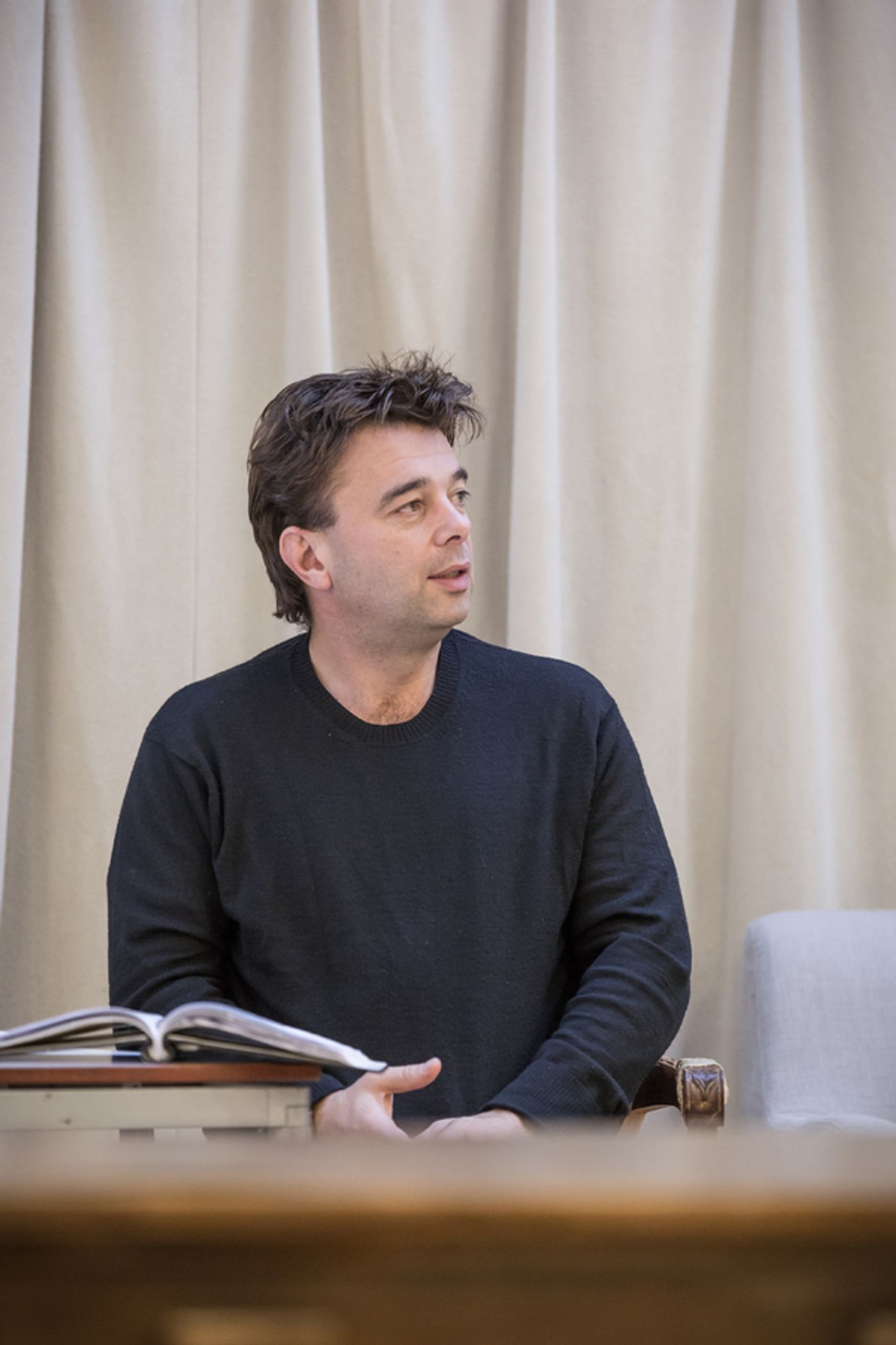 Photo Flash: A Look Into the Rehearsal Room for CELL MATES at Hampstead Theatre  Image