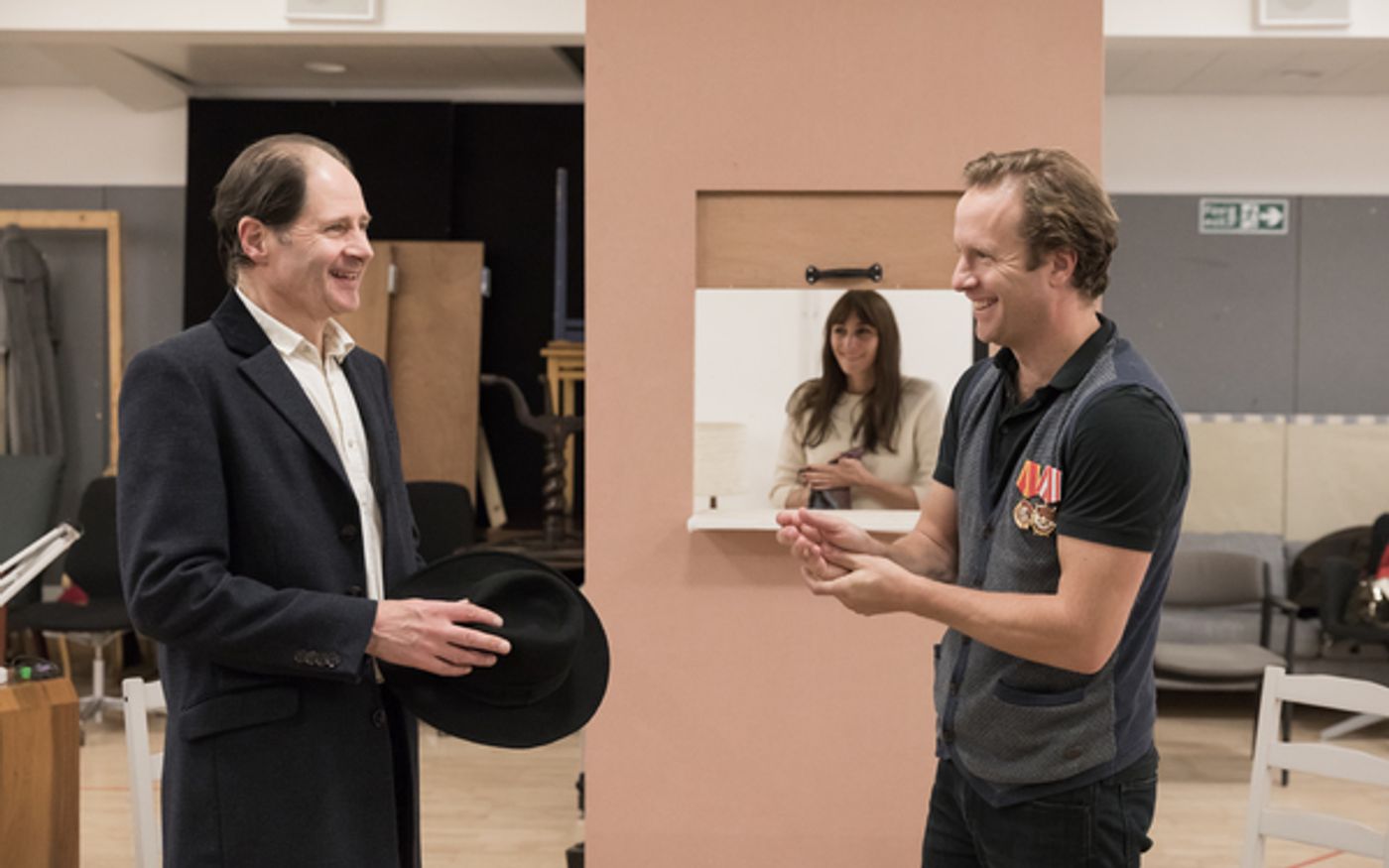 Photo Flash: A Look Into the Rehearsal Room for CELL MATES at Hampstead Theatre  Image