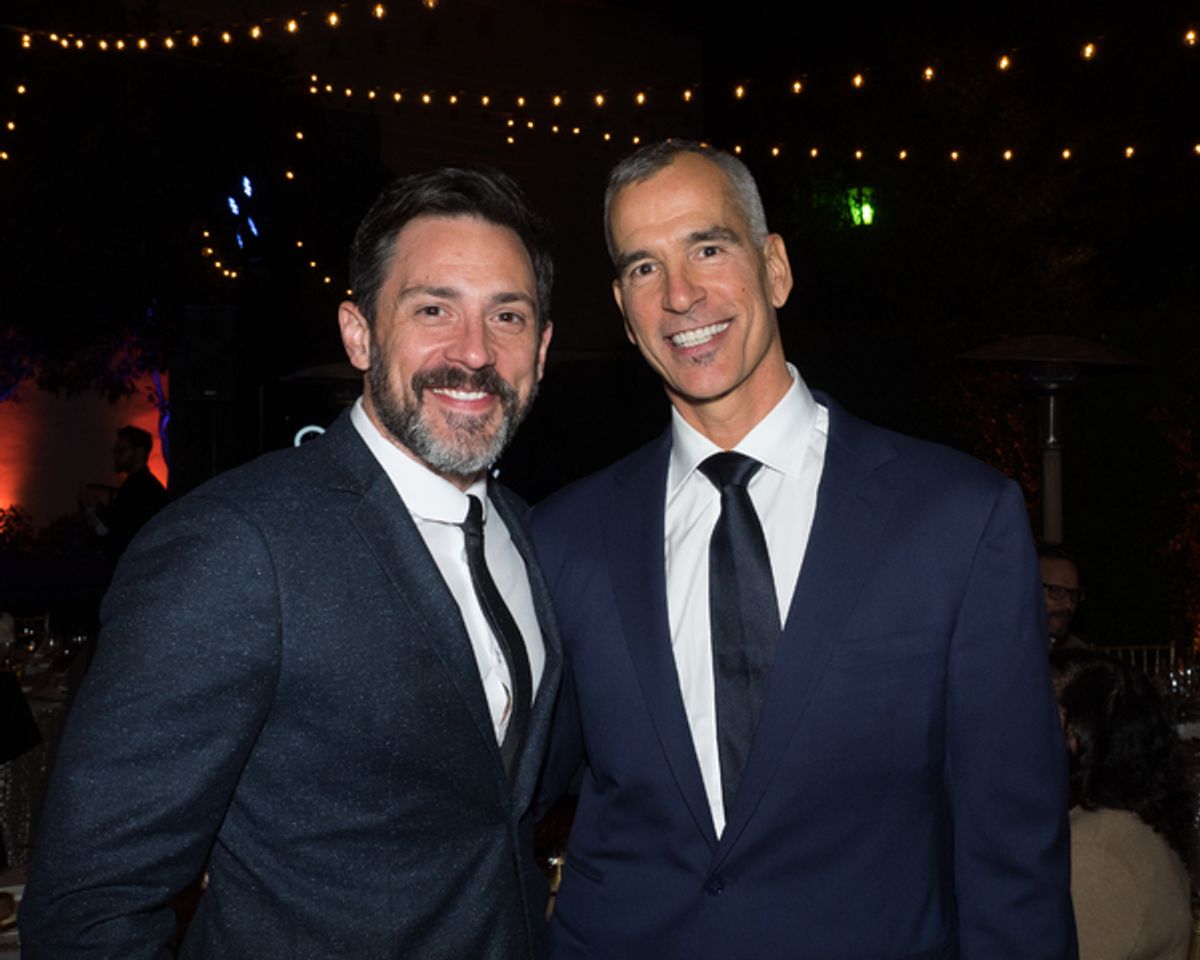 Jerry Mitchell and Steve Kazee at 