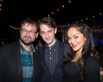 Michael Thomas Grant, Nicole Kaplan, and friend Photo