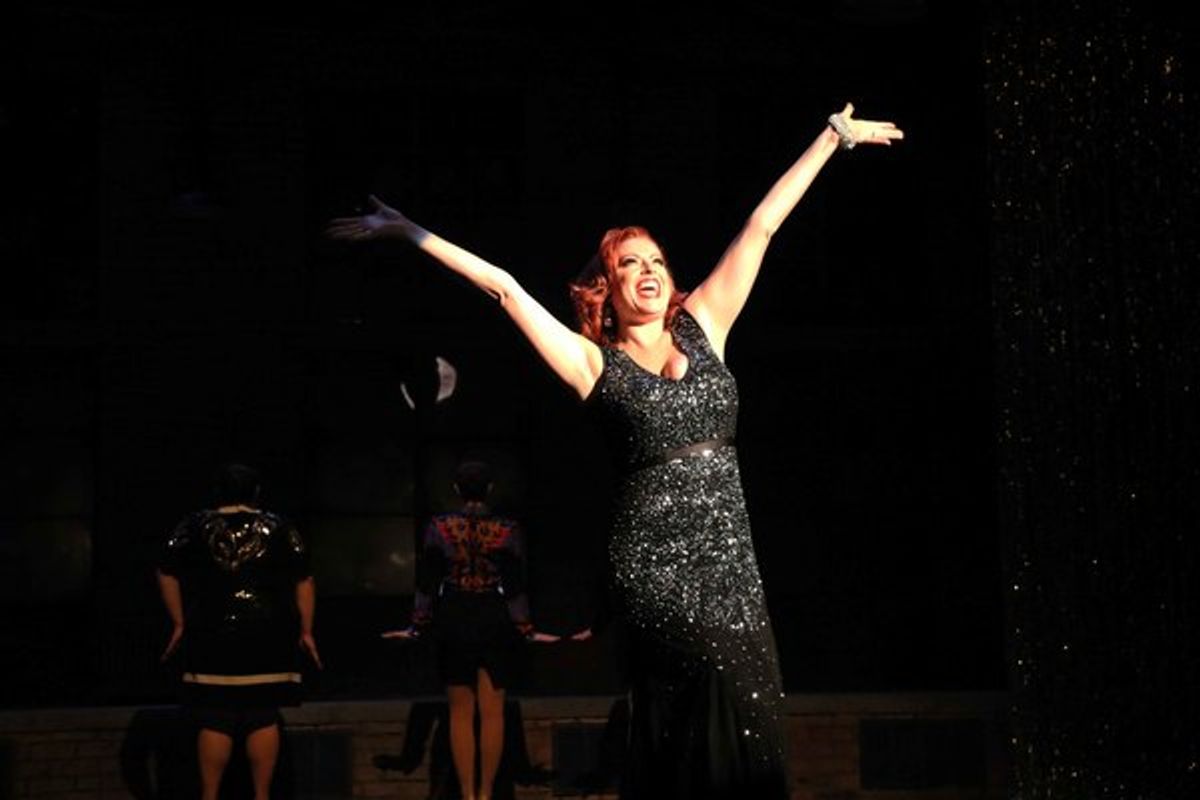 Actress Meghan Murphy as 'Tess Harding' in Porchlight Revisits 'Woman of the Year'
 at 