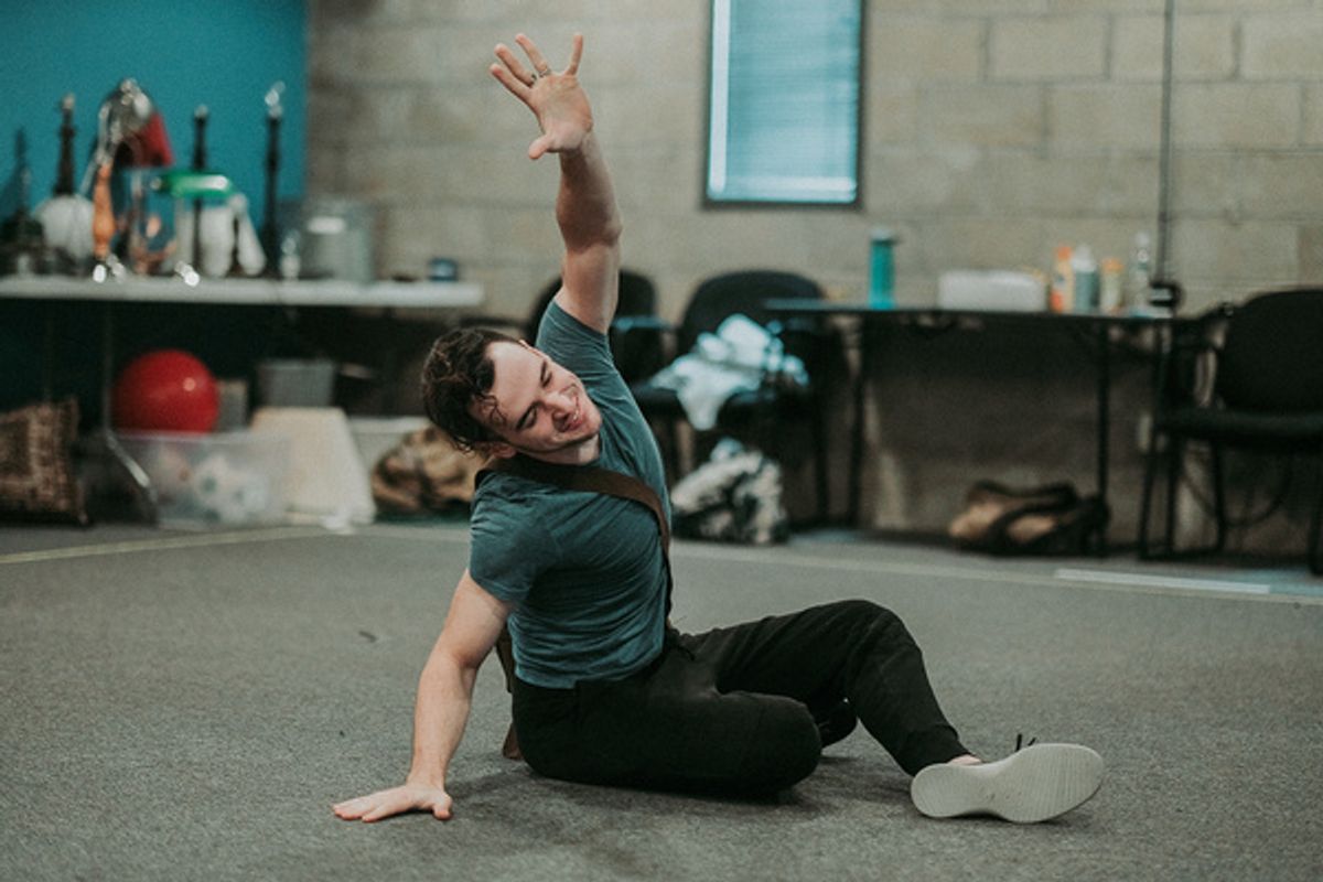 Mitchell Stephens in THE GREAT DISTANCE HOME at WaterTower Theatre photo by Evan Michael Woods  at 