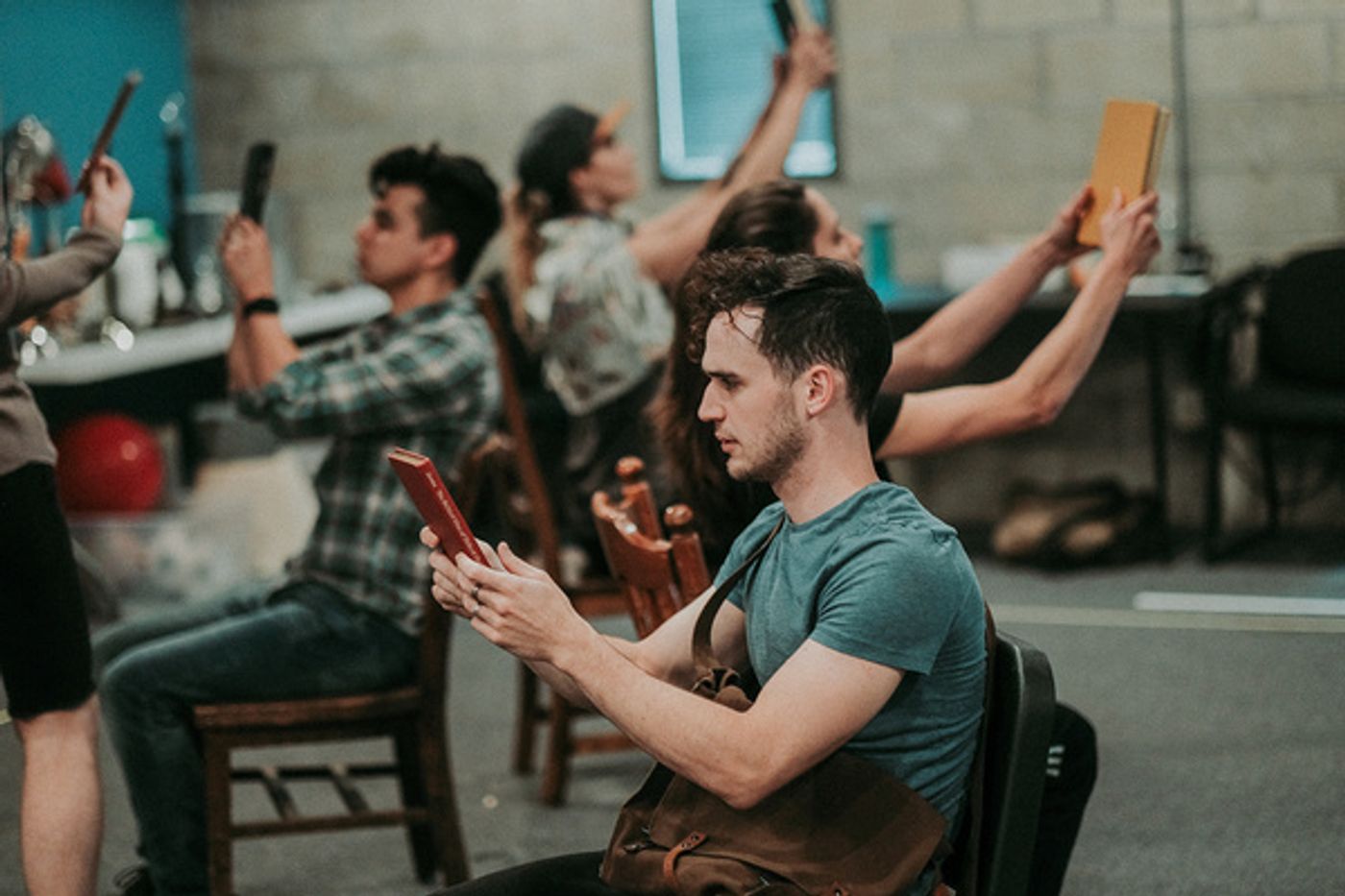 Photo Flash: Inside Rehearsals of THE GREAT DISTANCE HOME at Watertower Theatre  Image