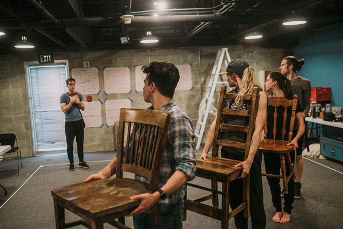 Photo Flash: Inside Rehearsals of THE GREAT DISTANCE HOME at Watertower Theatre  Image