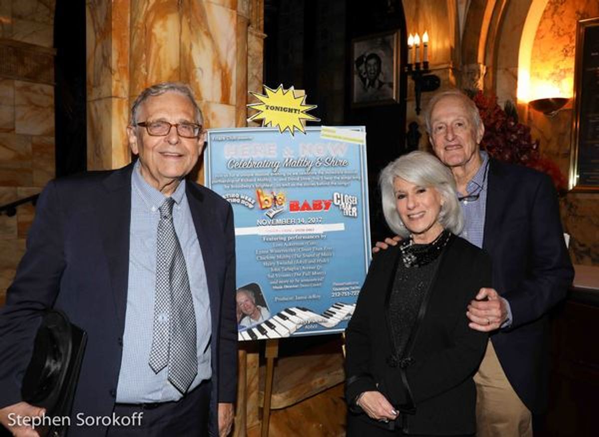Richard Malbty Jr., Jamie deRoy, David Shire at 