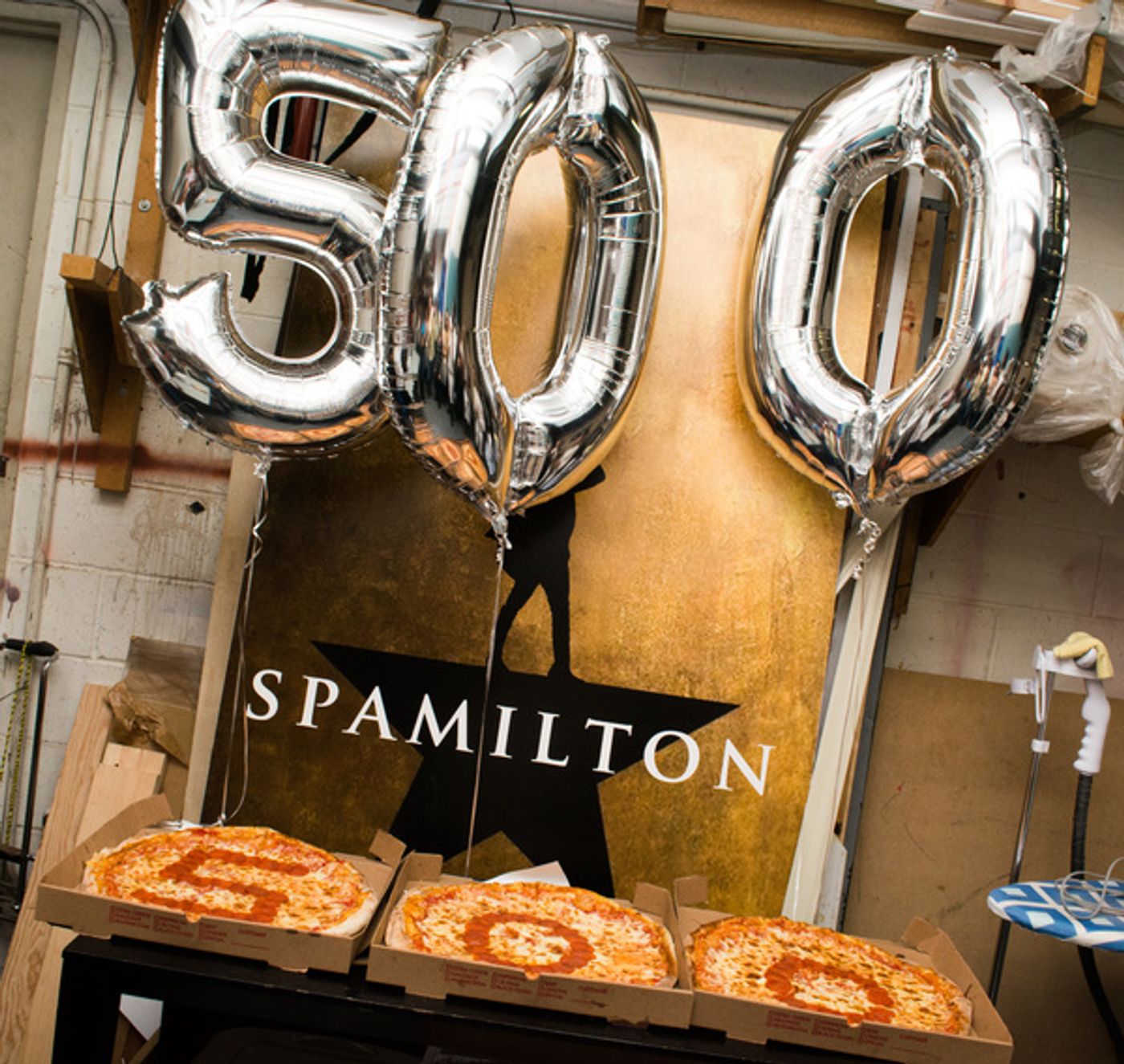 Photo Flash: A Toast! SPAMILTON Celebrates 500 Performances Off-Broadway  Image
