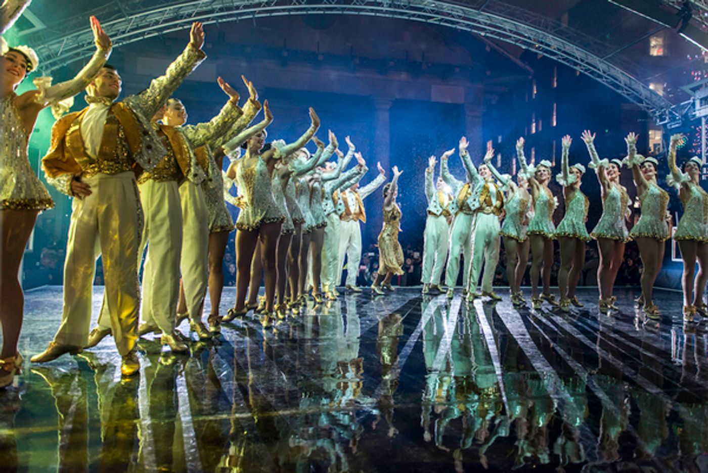 Photo Flash: West End's 42ND STREET Taps at Covent Garden's Christmas Lights Switch-On  Image