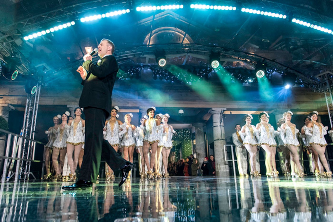 Photo Flash: West End's 42ND STREET Taps at Covent Garden's Christmas Lights Switch-On  Image