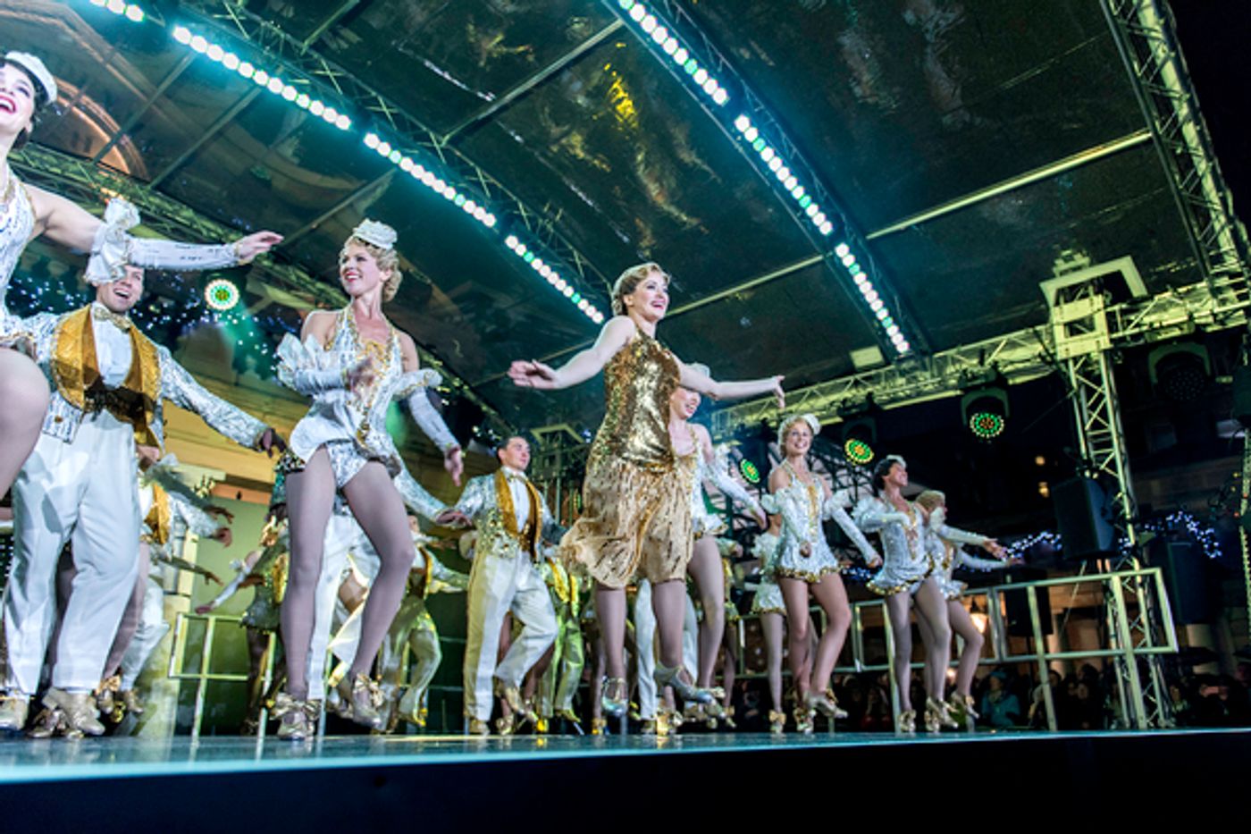 Photo Flash: West End's 42ND STREET Taps at Covent Garden's Christmas Lights Switch-On  Image