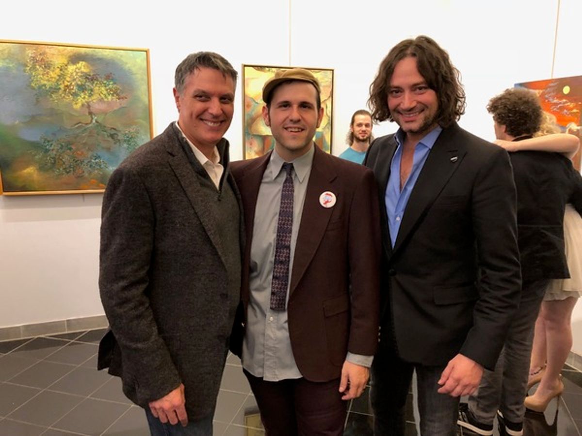 Robert Cuccioli, Remember Jones and Constantine Maroulis at the Axelrod Performing Arts Center's opening night of JEKYLL AND HYDE. at 