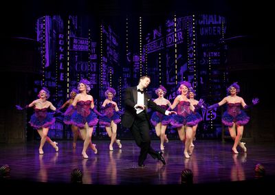 Danny Gardner as Bobby Child and the ensemble Photo