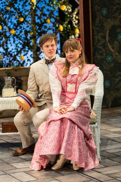 Sam Lilja (Algernon Moncrieff) and Liesel Allen Yeager (Cecily Cardew) in The Importa Photo