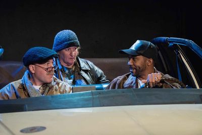 l to r): Sean Higgins, Rusty Schwimmer and Reginald Robinson  Photo