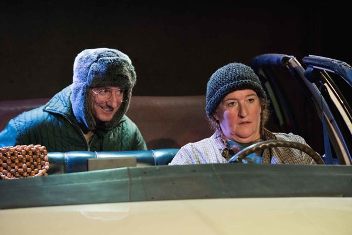 (l to r) Ethan Walles and Rusty Schwimmer at 