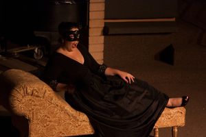 Melanie Burbules performs a scene from Die Fledermaus at Capitol City Opera's Rising  Photo