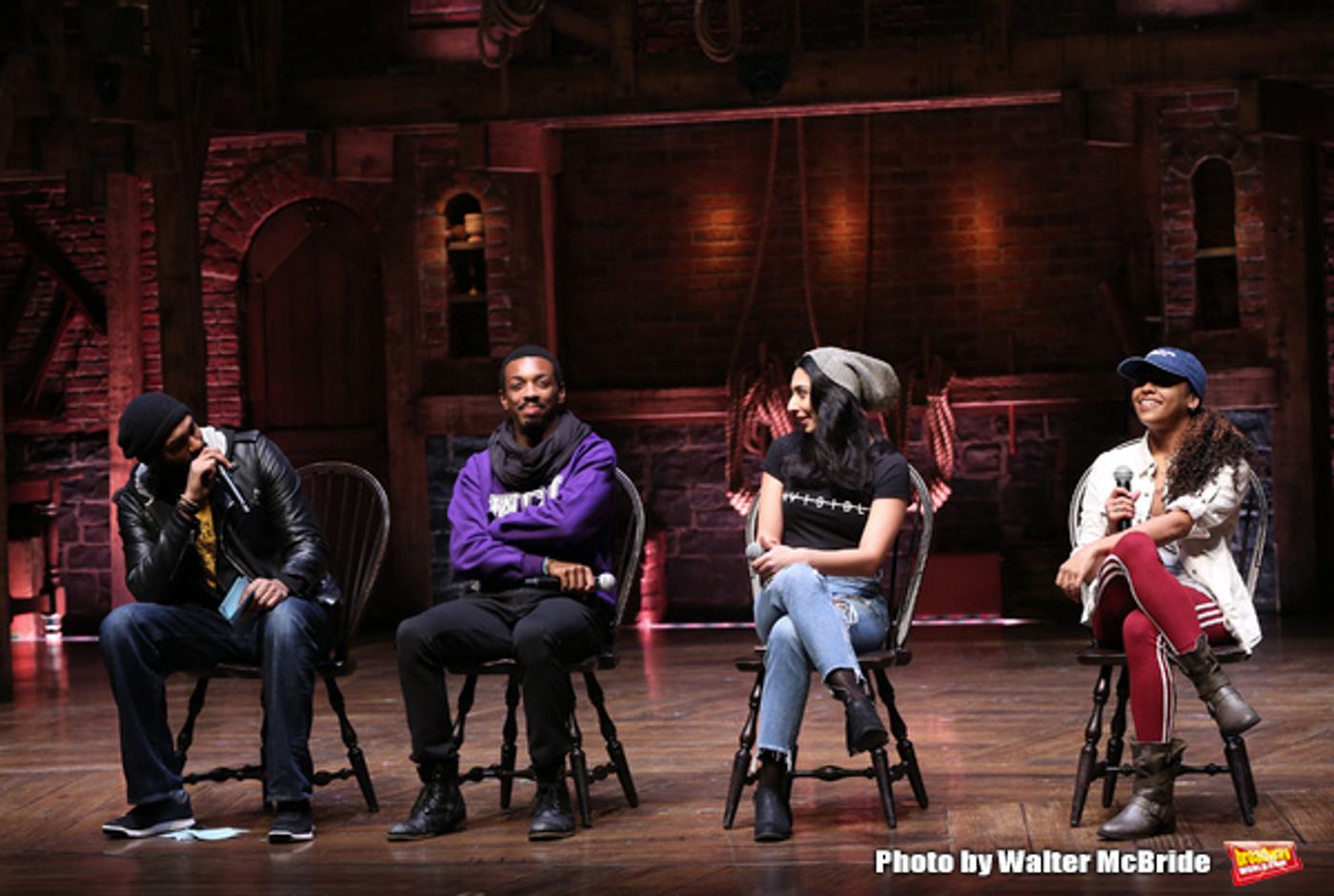 Photo Coverage: The Cast of HAMILTON Brings Latest #EduHam to Students  Image