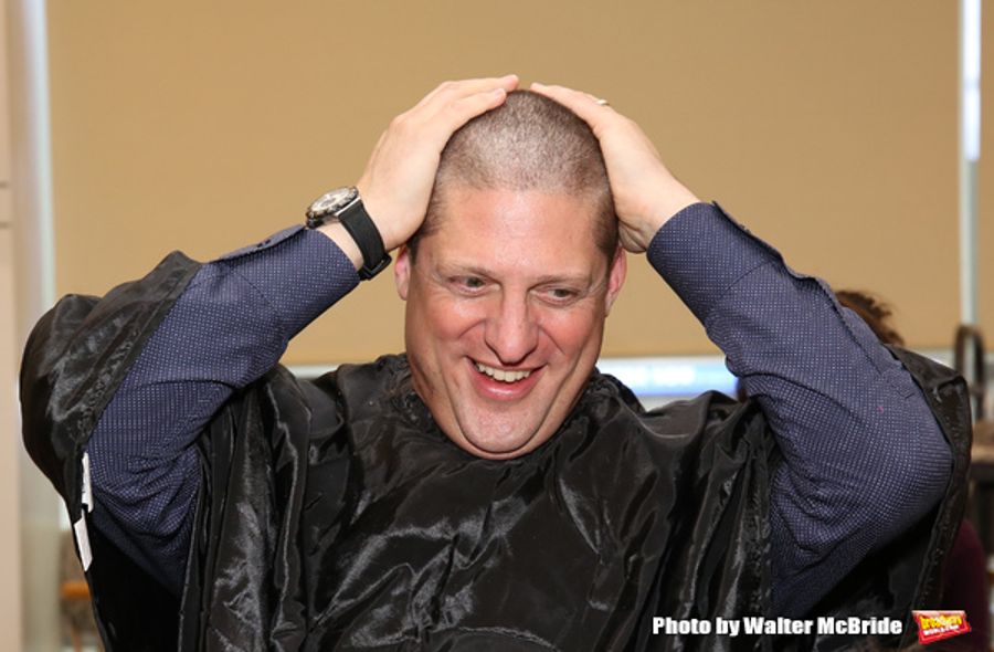 Photo Coverage: Beth Leavel and Christopher Sieber Get Hairy as Miss Hannigan Gives Daddy Warbucks a Buzz Cut! Image