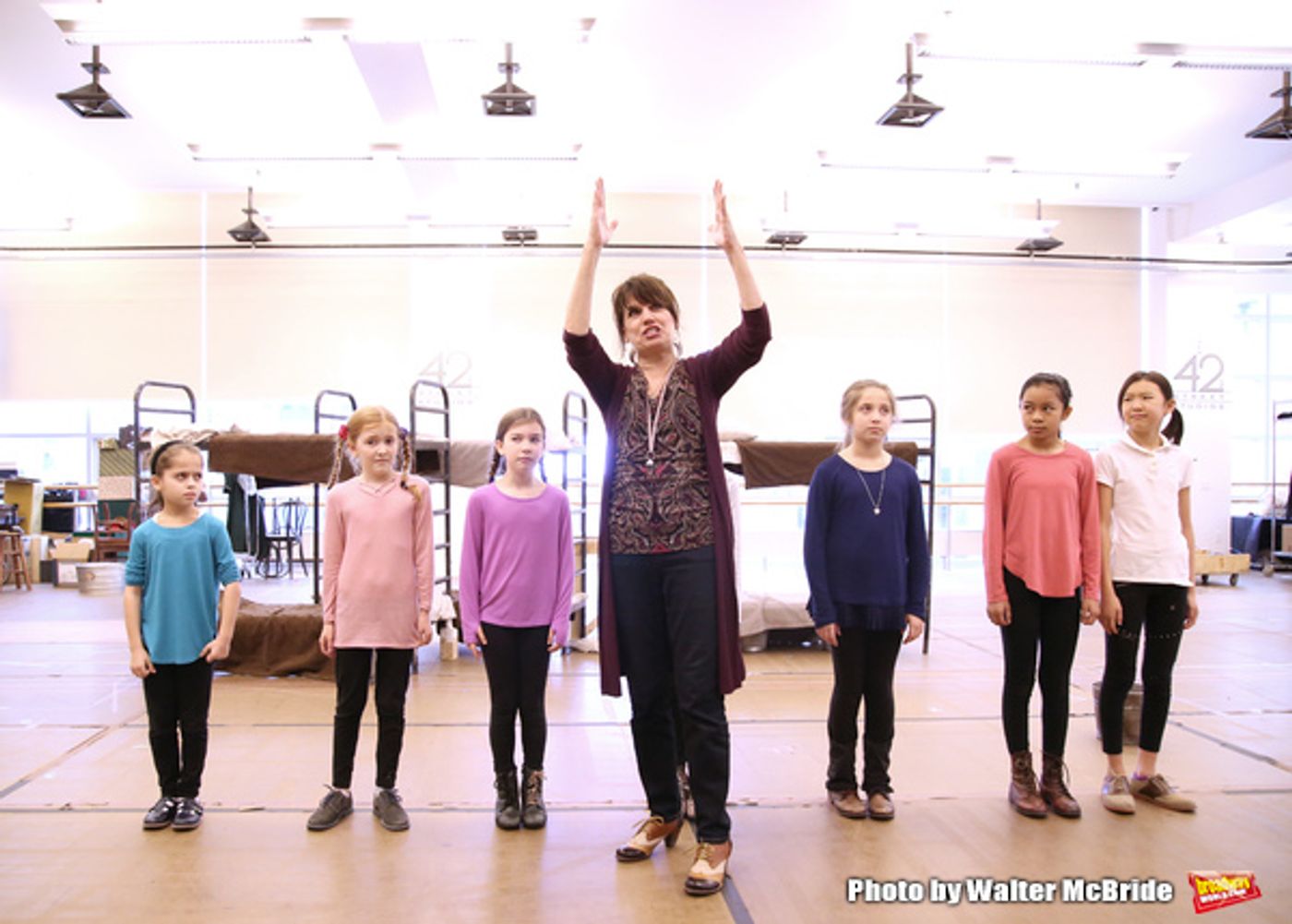 Photo Coverage: In Rehearsal with the Cast of ANNIE at Paper Mill Playhouse!  Image