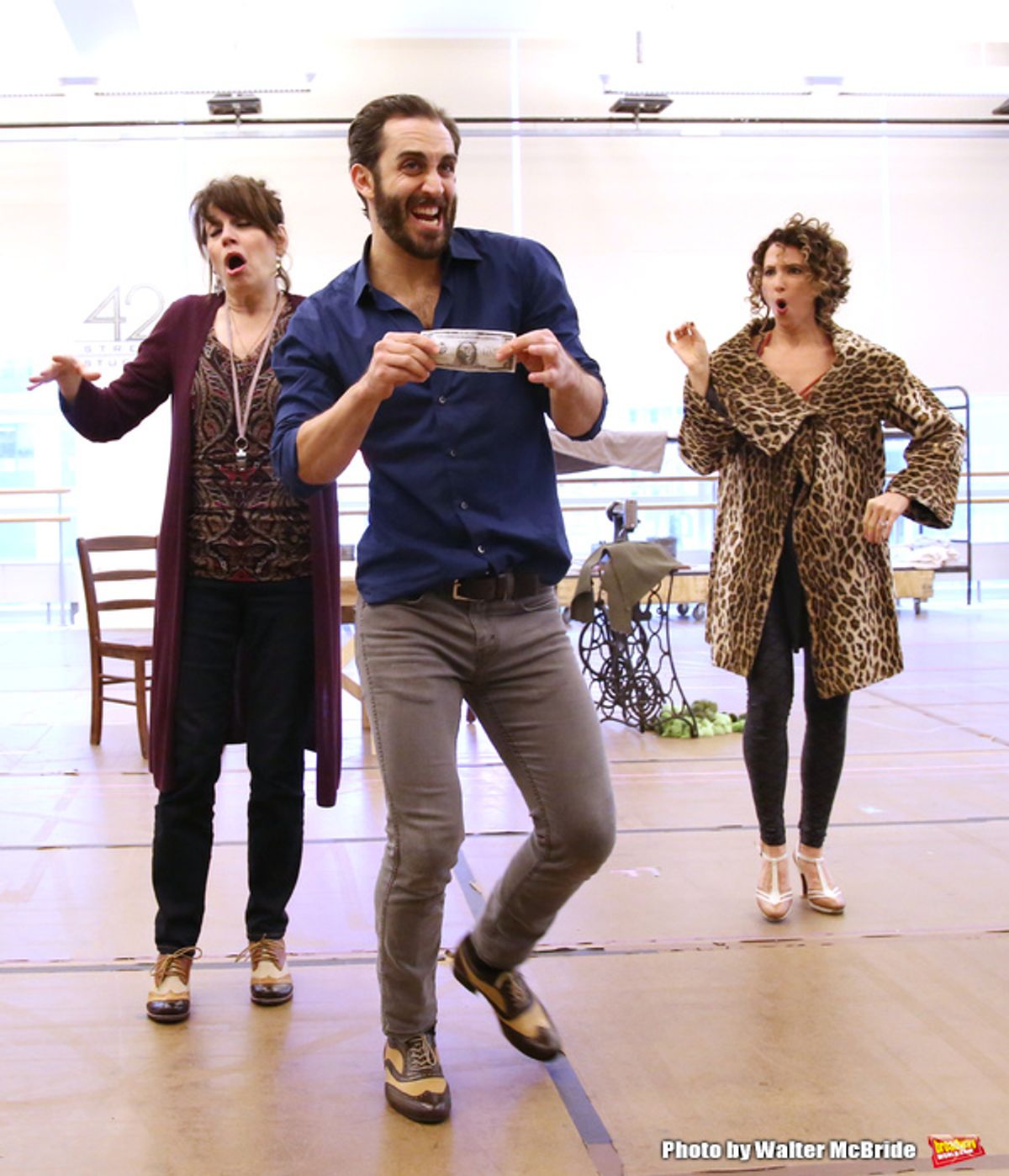 Cooper Grodin, Beth Leavel and Kim Sava  at 