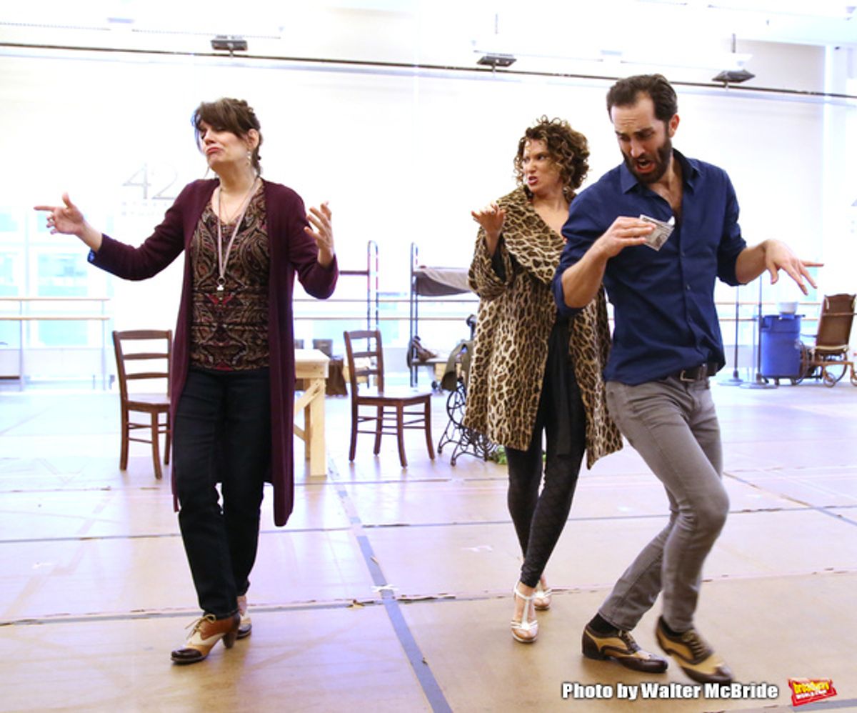  Beth Leavel, Cooper Grodin, and Kim Sava  at 