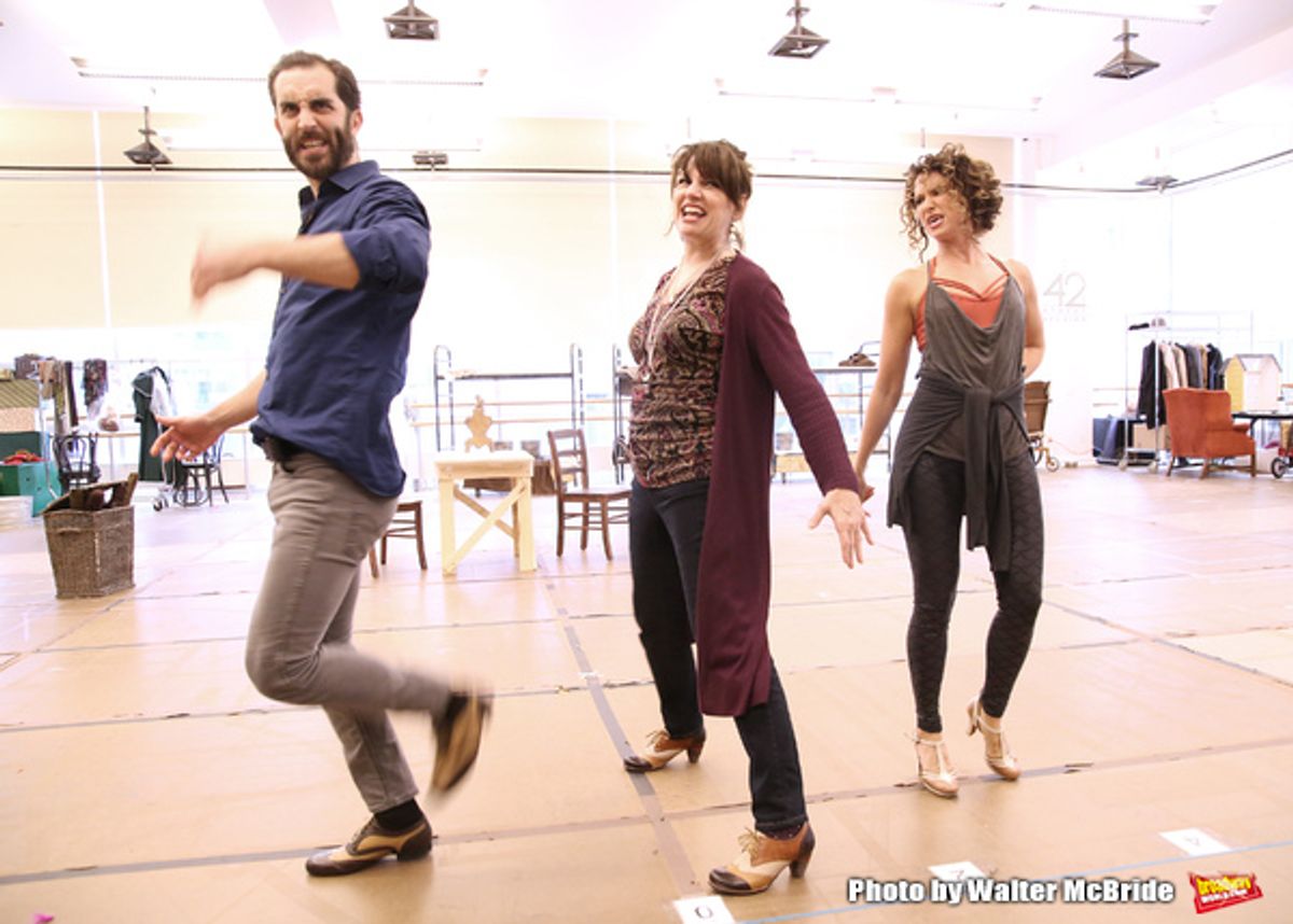 Cooper Grodin, Beth Leavel and Kim Sava  at 