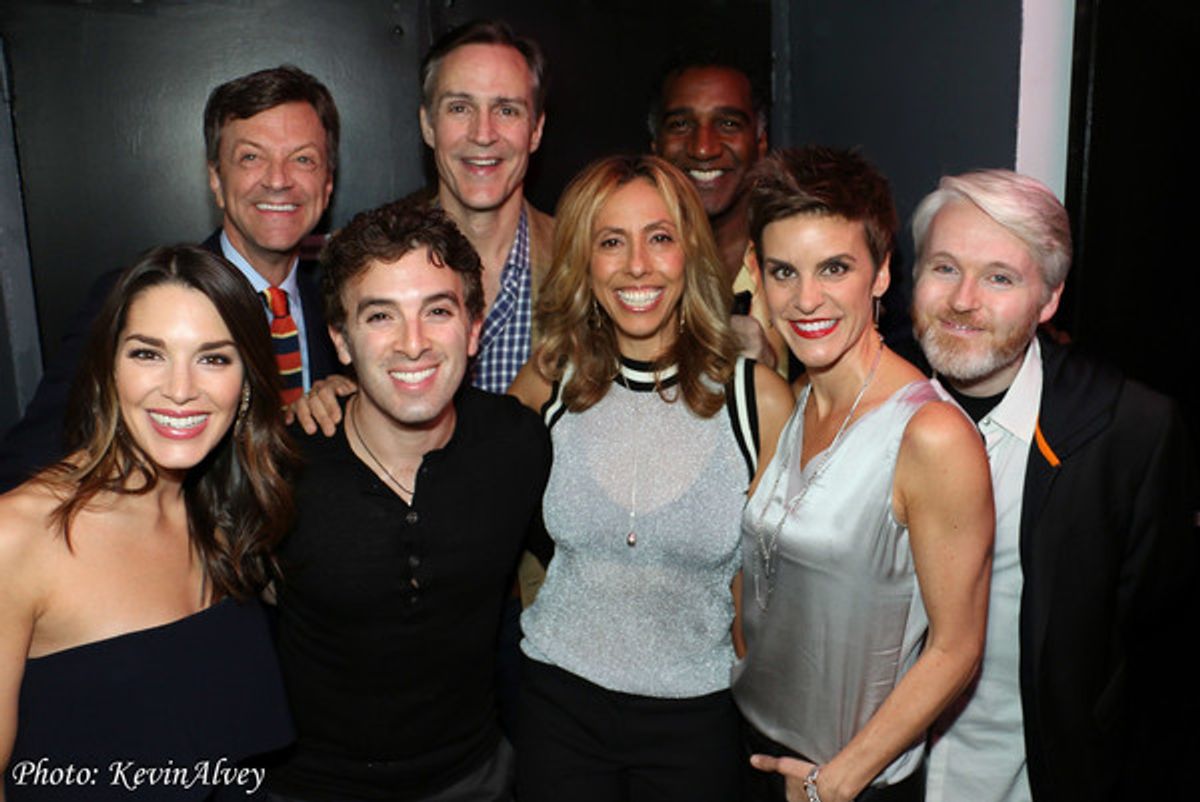 Jim Caruso, Howard McGillin, Norm Lewis, Kelli Barrett, Jarrod Spector, Amanda Green, Jenn Colella, Matt Gallagher at 