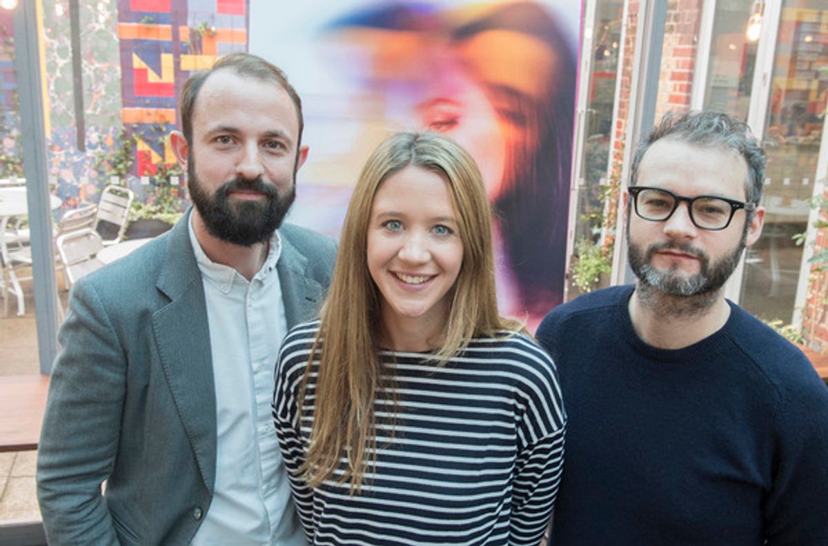 Samuel Hodges, director of Nuffield Southampton Theatres, Chelsea Walker, director, and Richard Twyman, artistic director of ETT at 