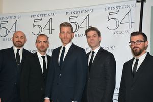 Benjamin Eakeley and the band-Michael Sailors (Trumpet), James Olmsted (Music Director and Piano), Matthew Rybicki (Bass) and Zachary Eldridge (Drums) @ BroadwayWorld Benjamin Eakeley and the band-Michael Sailors (Trumpet), James Olmsted (Music Directo Photo