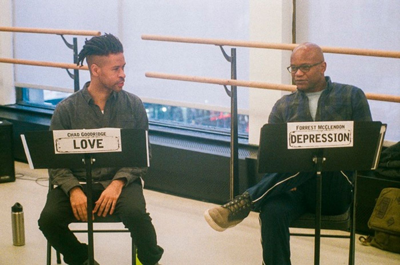 Photo Flash: Taye Diggs and More in Rehearsal for 'THOUGHTS OF A COLORED MAN...' Industry Reading Photo Flash: Taye Diggs and More in Rehearsal for 'THOUGHTS OF A COLORED MAN...' Industry Reading Image