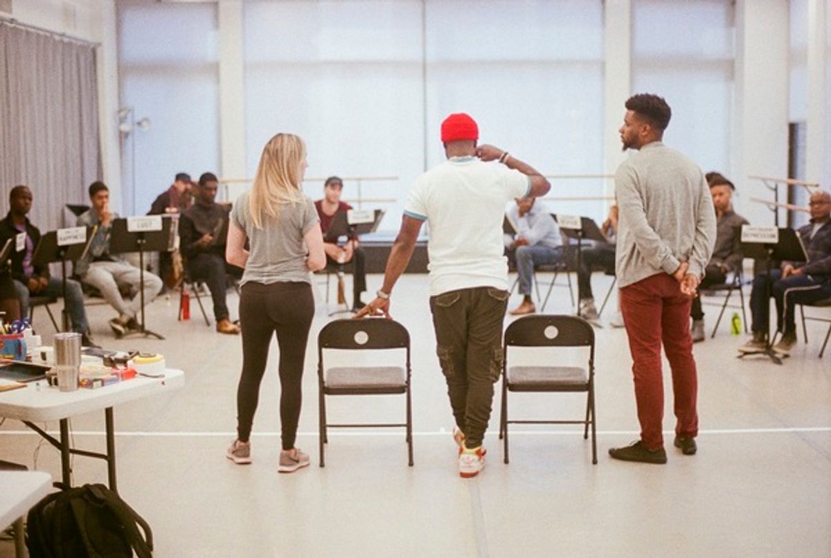 Jenny Parsinen, Taye Diggs and Keenan Scott II at 