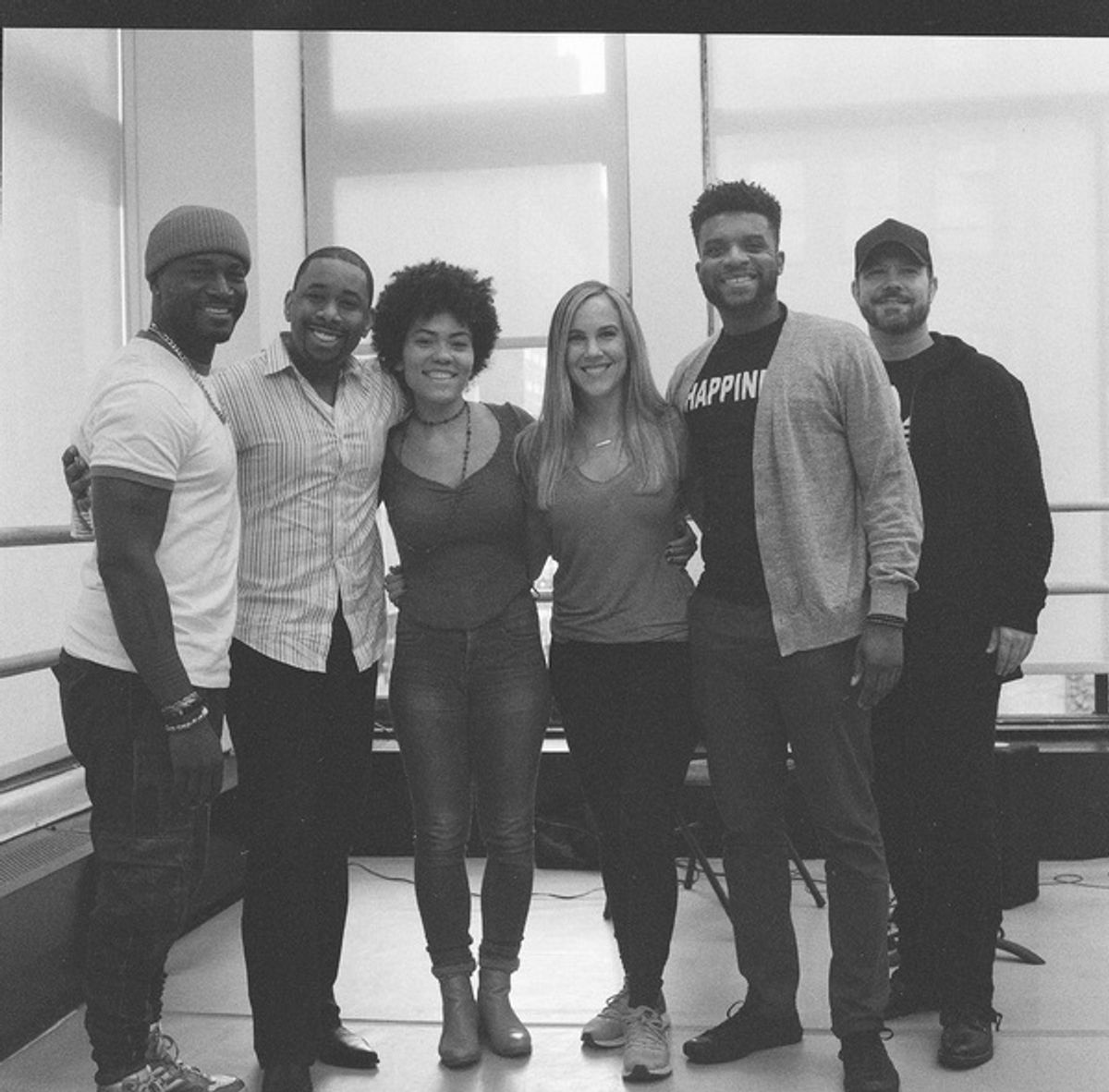 Taye Diggs, Brian Moreland, Madison McFerrin, Jenny Parsinen, Keenan Scott II and Shannon Stoeke at 