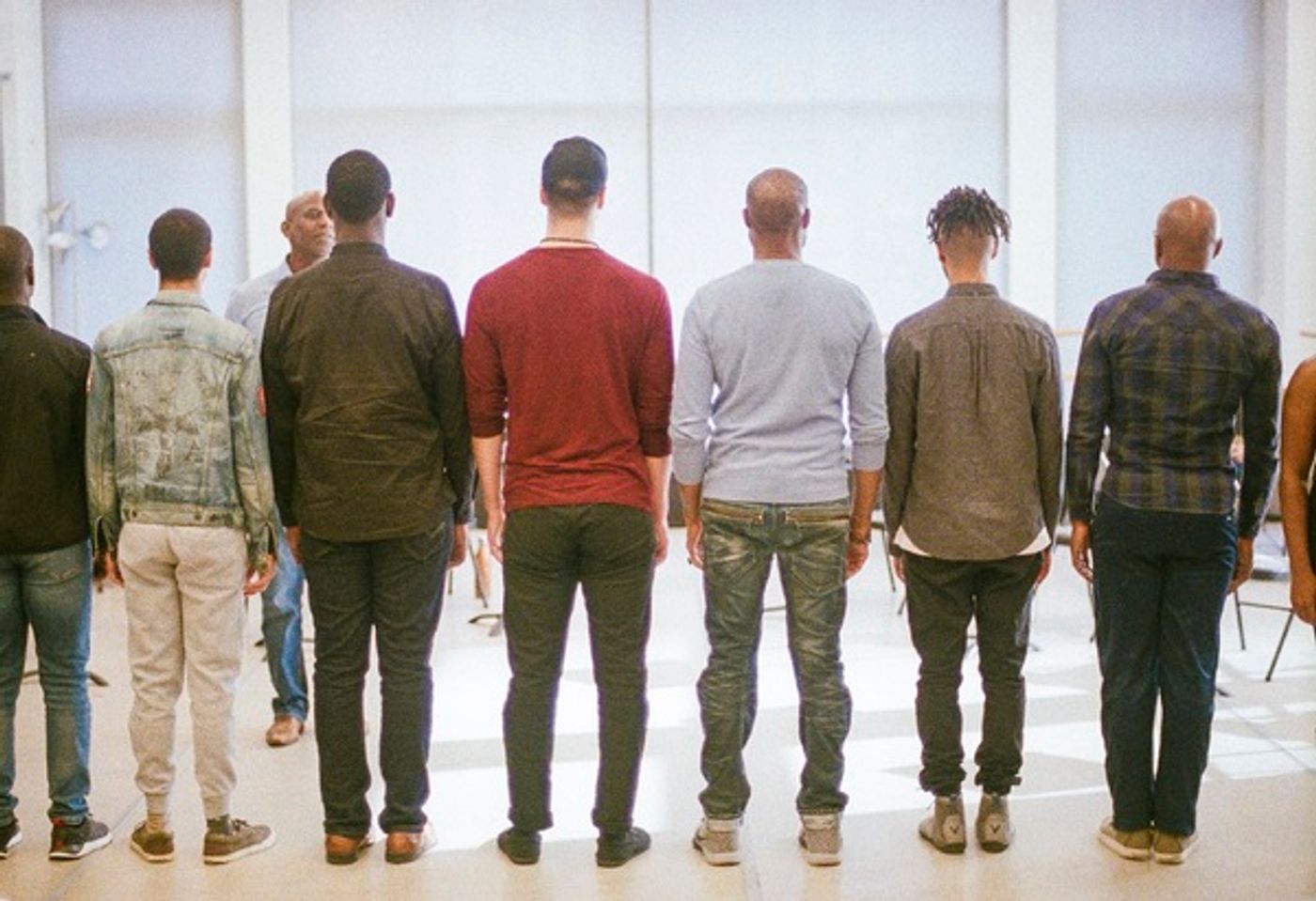 Photo Flash: Taye Diggs and More in Rehearsal for 'THOUGHTS OF A COLORED MAN...' Industry Reading  Image