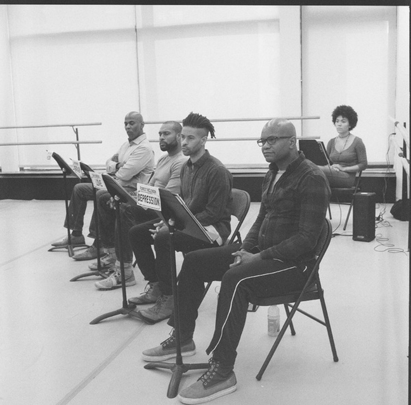 Photo Flash: Taye Diggs and More in Rehearsal for 'THOUGHTS OF A COLORED MAN...' Industry Reading Photo Flash: Taye Diggs and More in Rehearsal for 'THOUGHTS OF A COLORED MAN...' Industry Reading Image