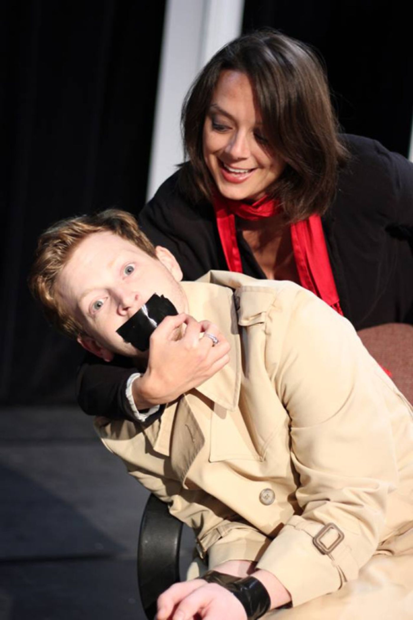 Photo Flash: First Look at Cone Man Running's Holiday Farce OUR CUPS RUNNETH OVER  Image