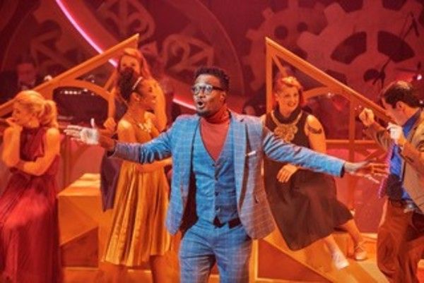 Cecil Washington Jr. and cast (Chris Bartelski) Photo