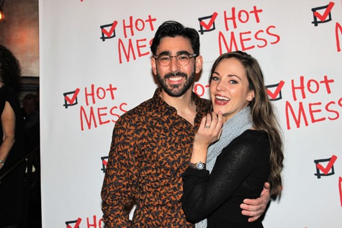 Max Crumm and Laura Osnes at 