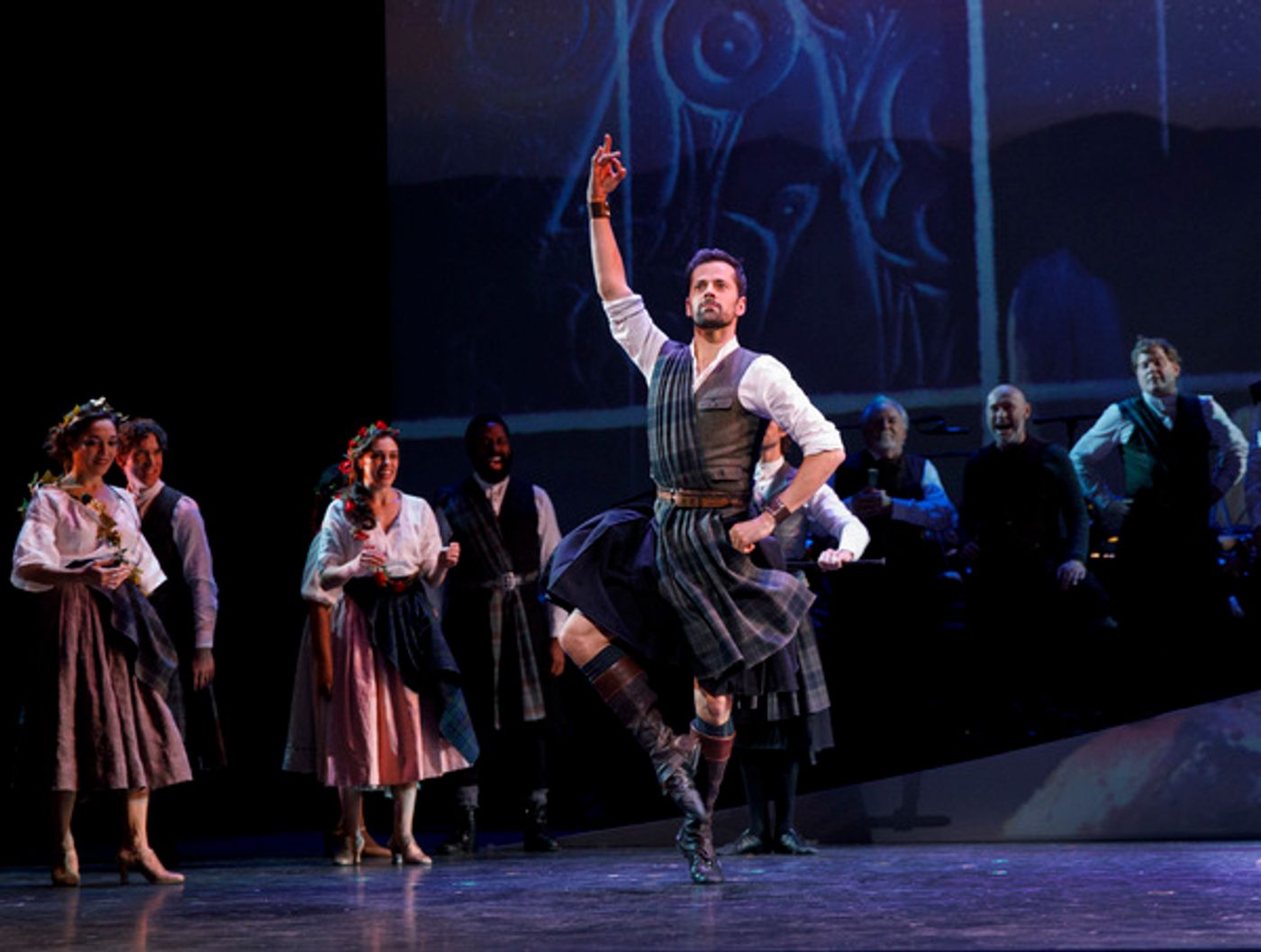Photo Flash: First Look at City Center's BRIGADOON Starring Kelli O'Hara, Patrick Wilson, and Stephanie J. Block  Image